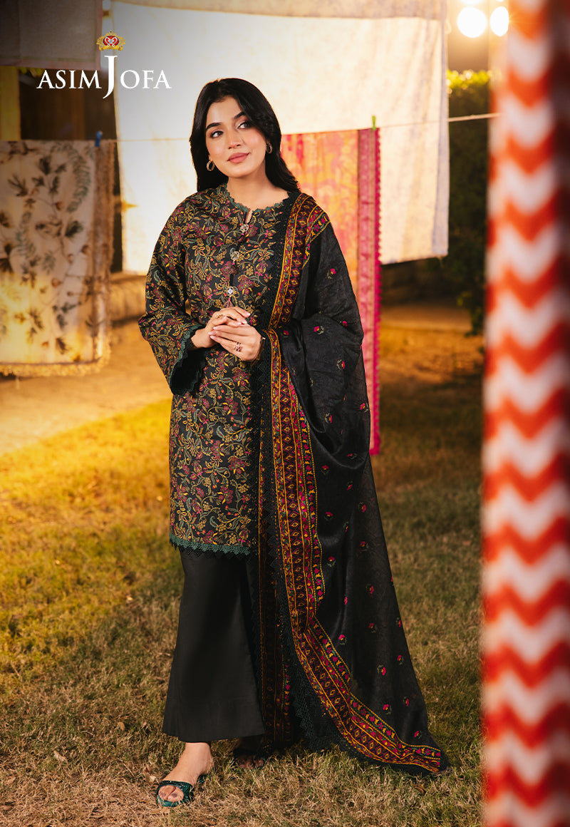 AJUBJ-25 PRINTED LAWN 3 PC