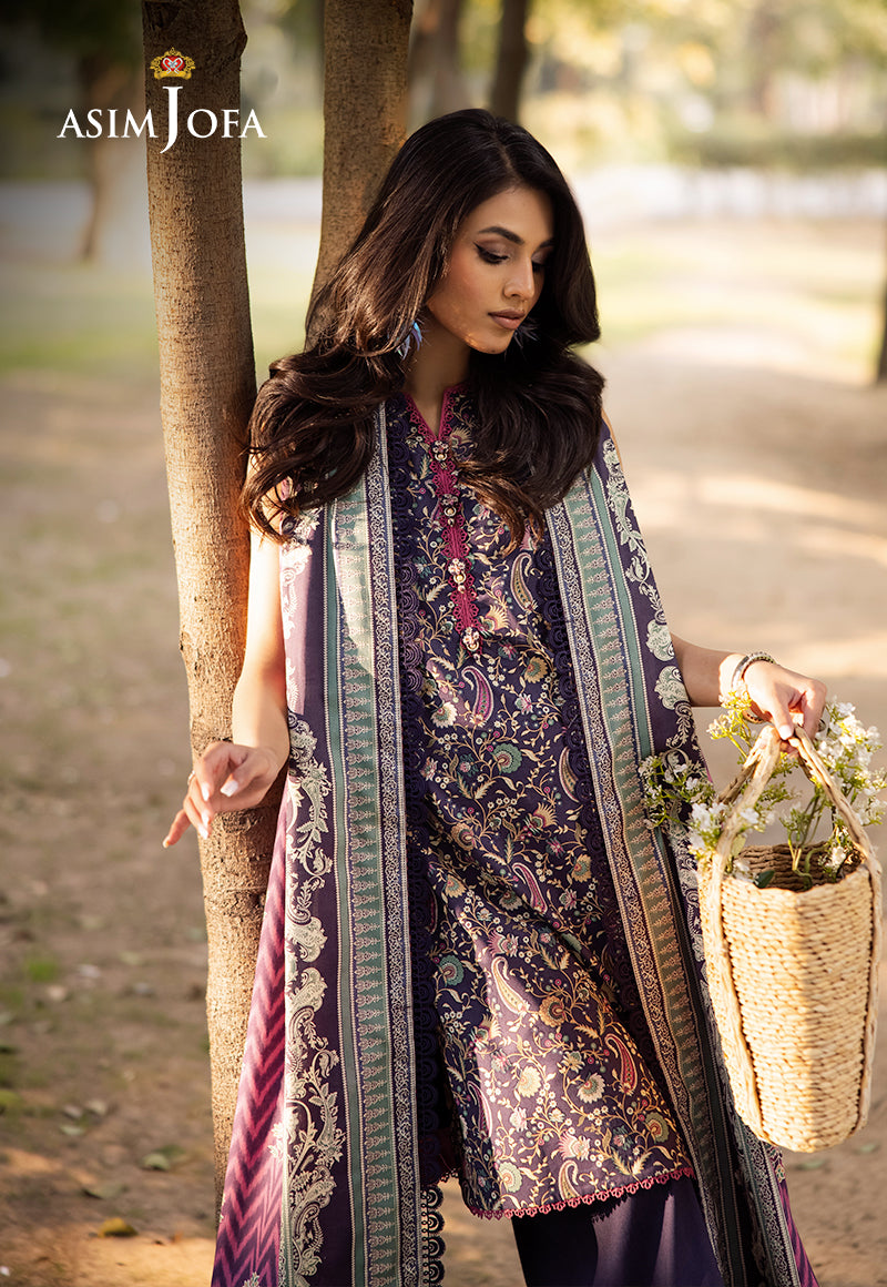 AJUBJ-30 PRINTED LAWN 3 PC