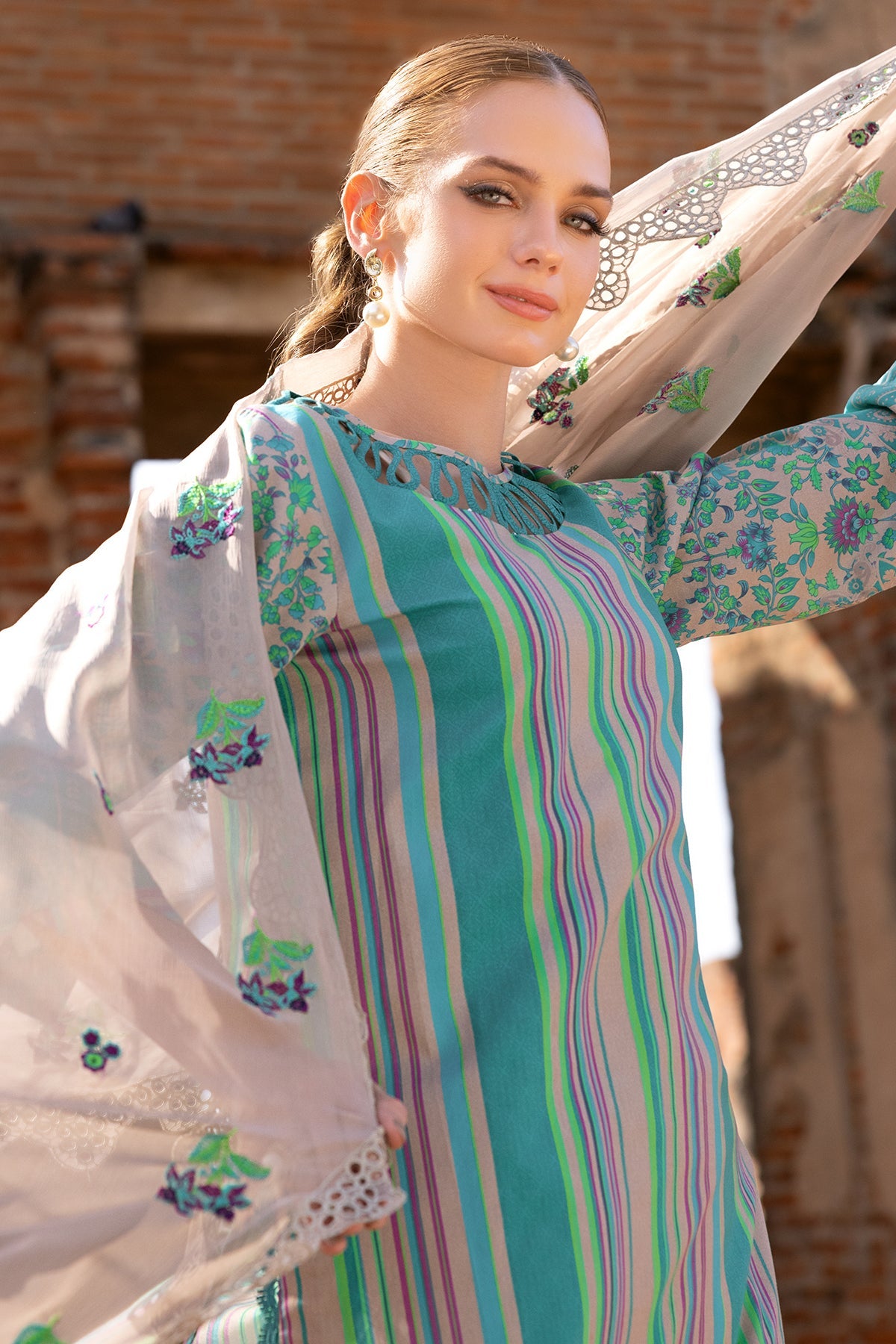 3-PC Unstitched Lawn Collection PM5-06