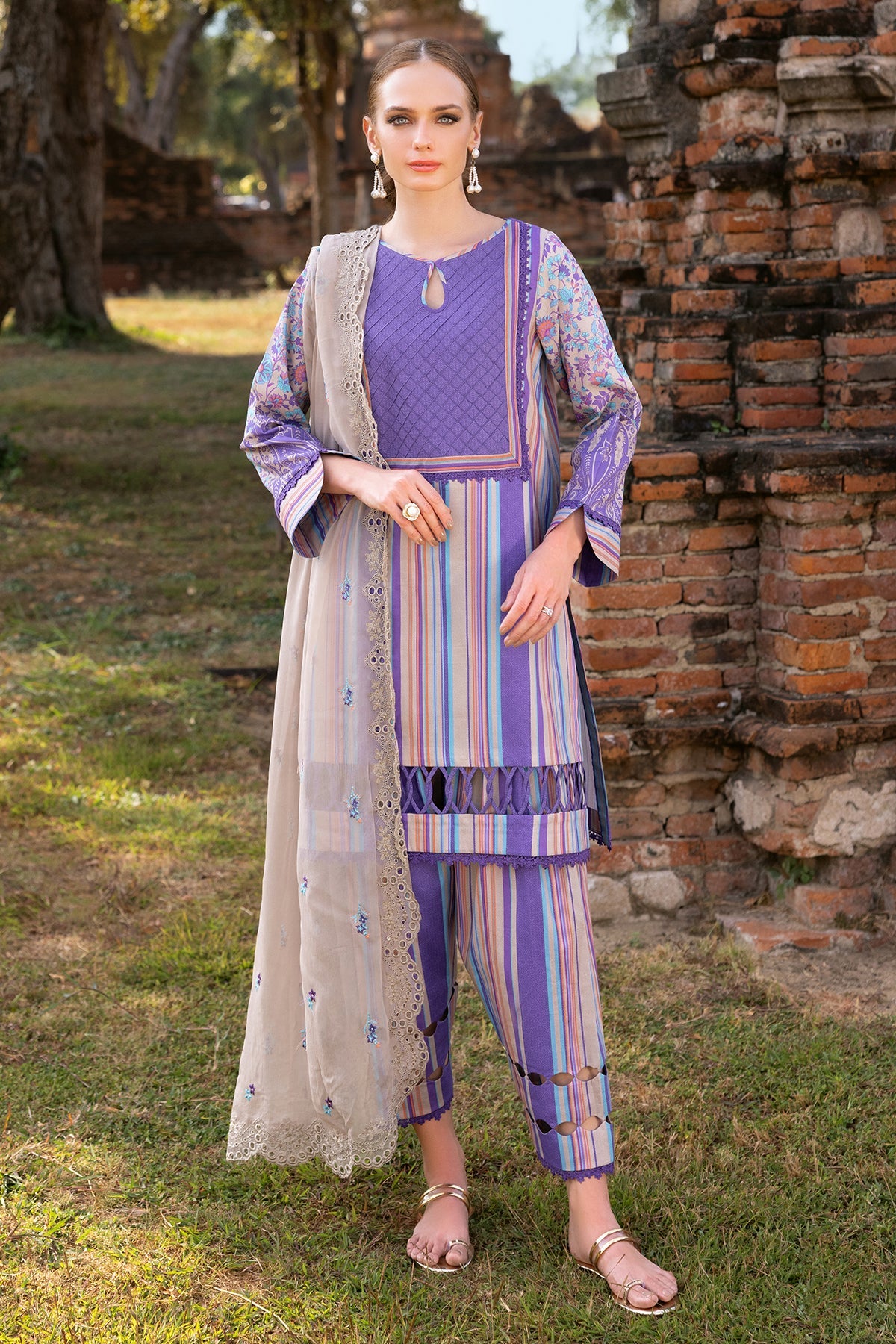 3-PC Unstitched Lawn Collection PM5-02