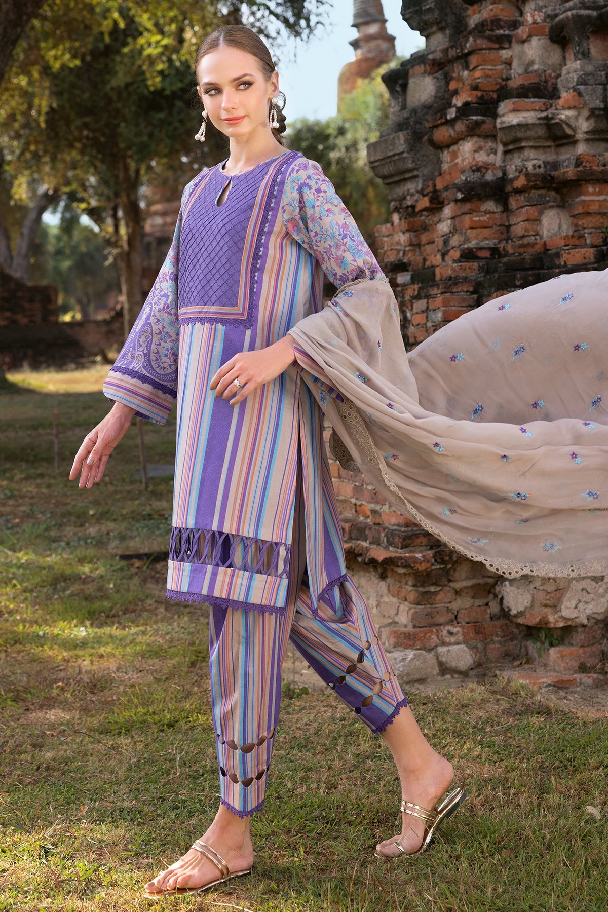 3-PC Unstitched Lawn Collection PM5-02