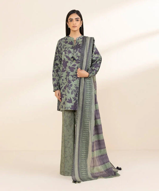 3 Piece - Printed Lawn Suit