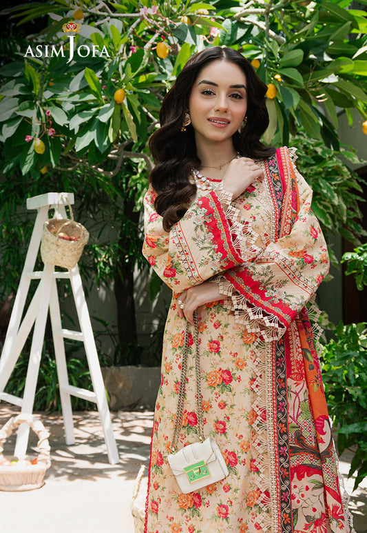 AJUUB-31 PRINTED LAWN 3 PC