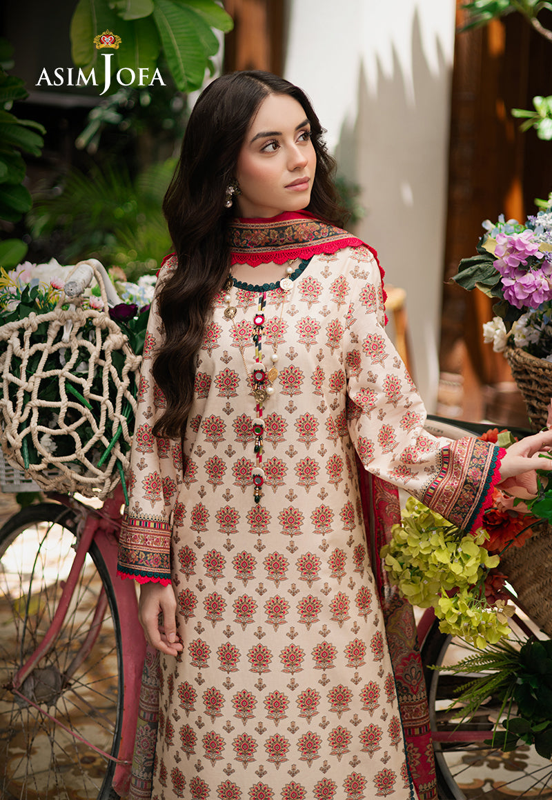 AJUUB-39 PRINTED LAWN 3 PC