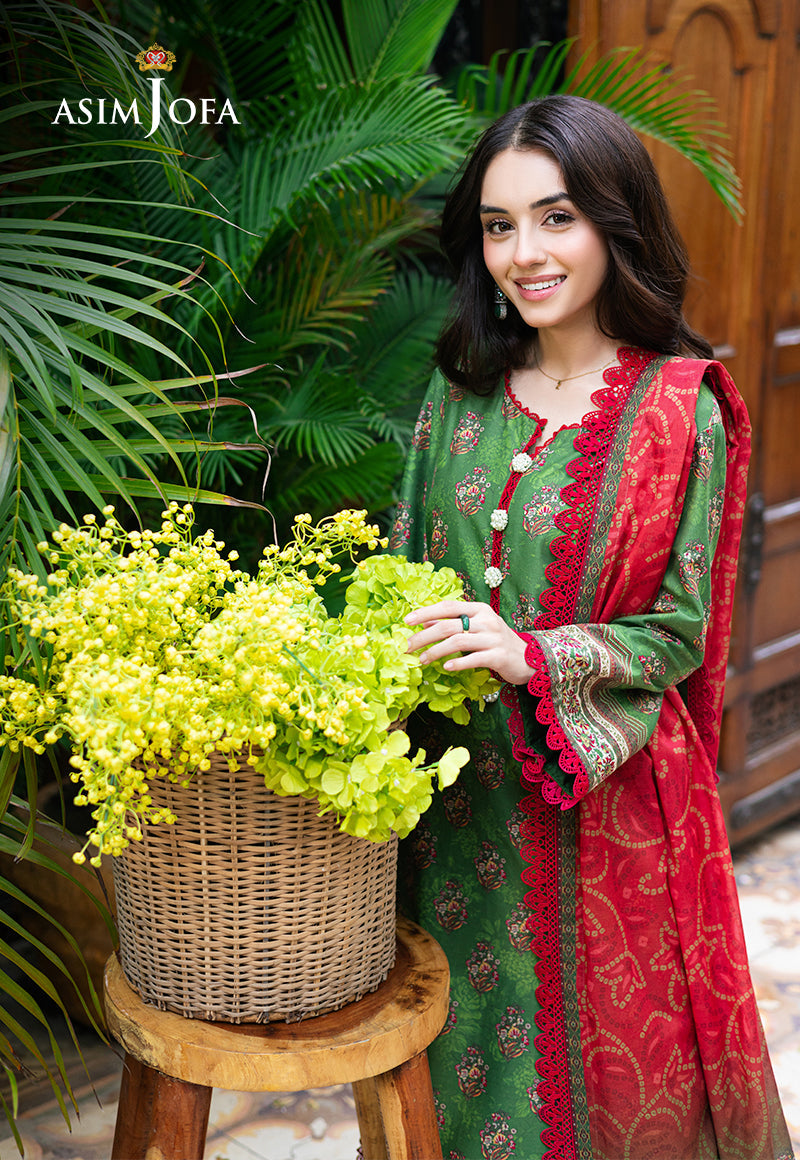 AJUUB-40 PRINTED LAWN 3 PC