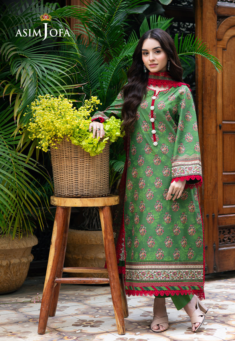 AJUUB-40 PRINTED LAWN 3 PC