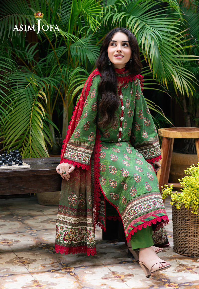 AJUUB-40 PRINTED LAWN 3 PC