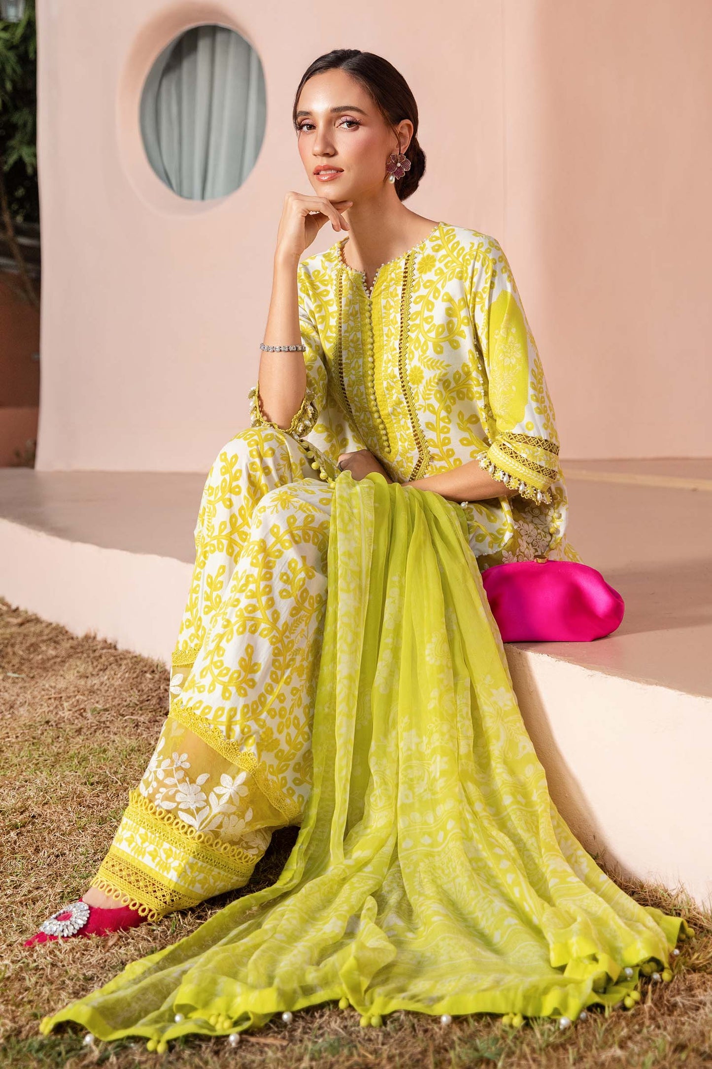 3 Piece Unstitched Printed Lawn Suit | MPT-2504-A