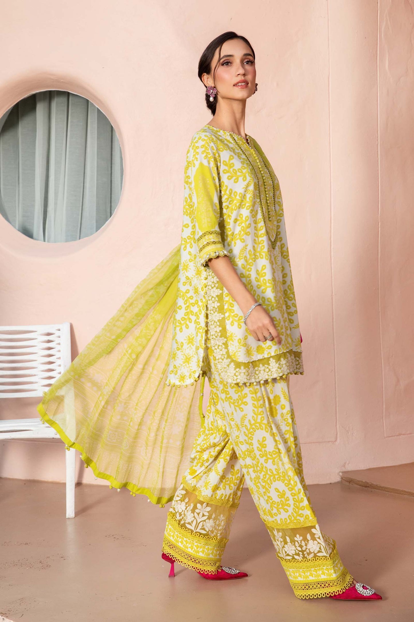 3 Piece Unstitched Printed Lawn Suit | MPT-2504-A