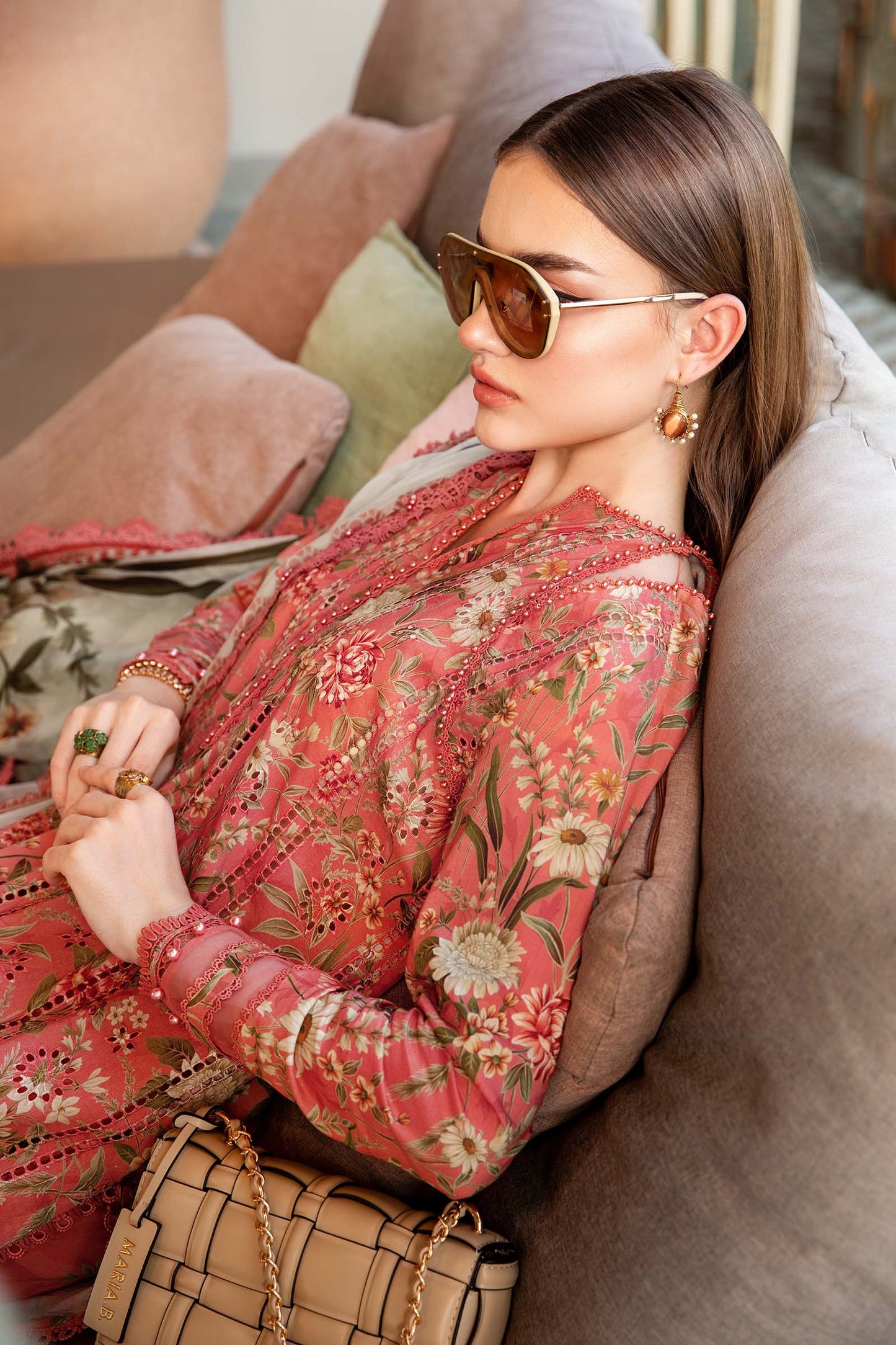 3 Piece Unstitched Printed Lawn Suit | MPT-2508-A