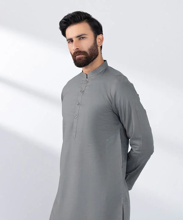 Regular Fit Cotton Jacquard Kurta