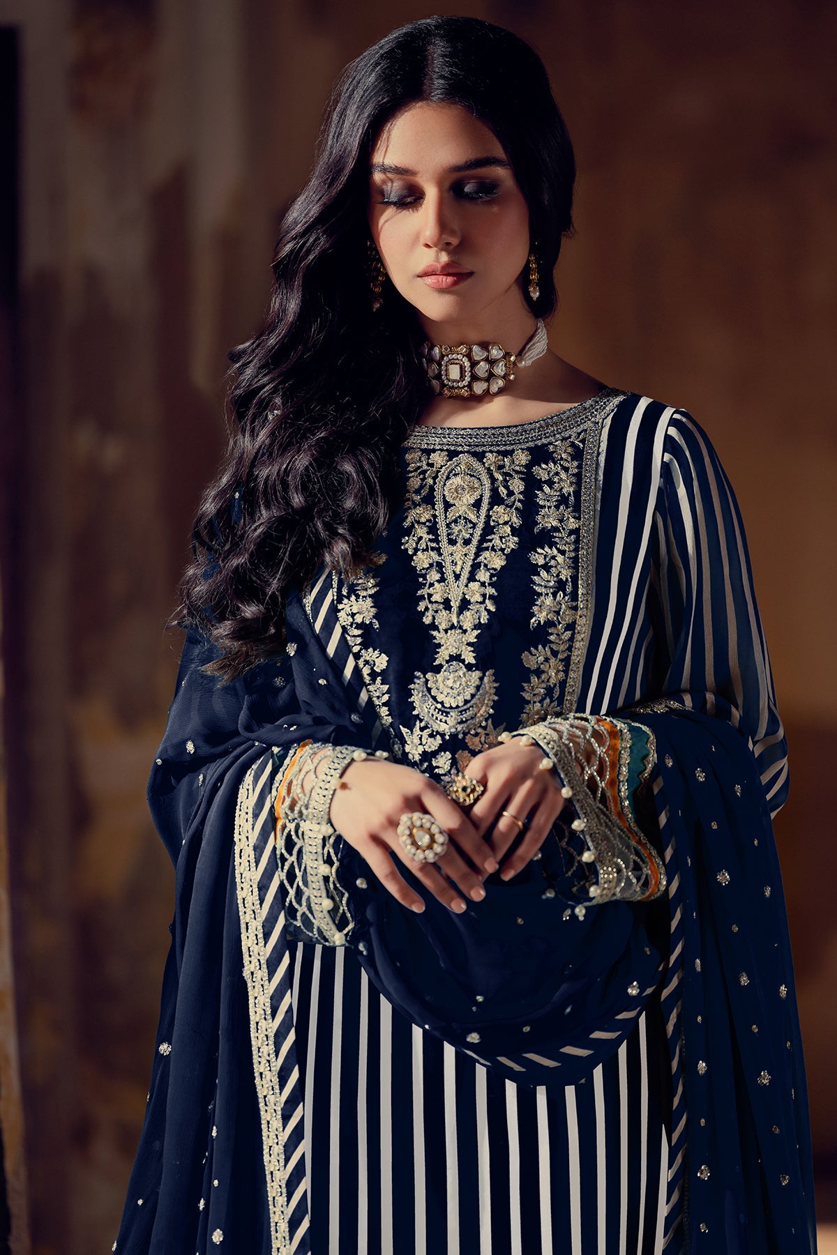 3-PC Unstitched Luxury Chiffon Collection VSL5-24