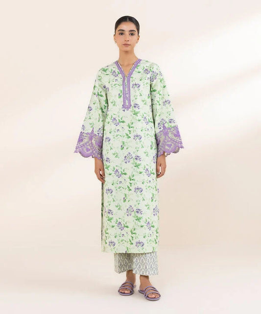 2 Piece - Embroidered Lawn Suit