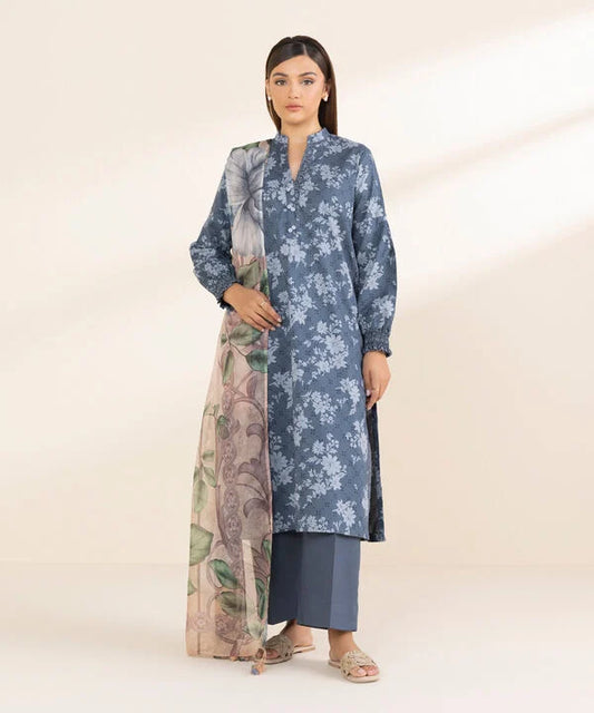 3 Piece - Printed Lawn Suit