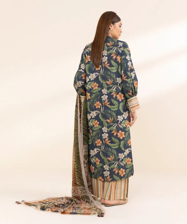 3 Piece - Printed Lawn Suit