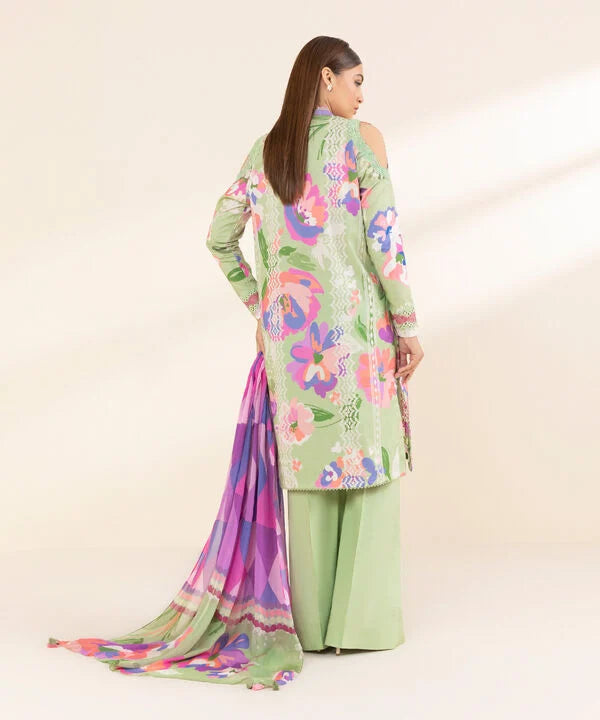 3 Piece - Embroidered Lawn Suit