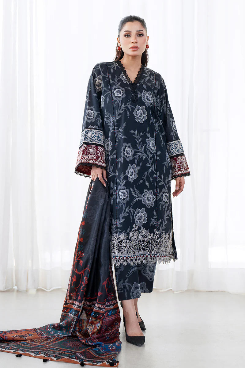 EMBROIDERED PRINTED LAWN SF-4078