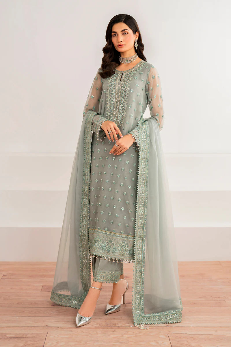 EMBROIDERED CHIFFON UF-692