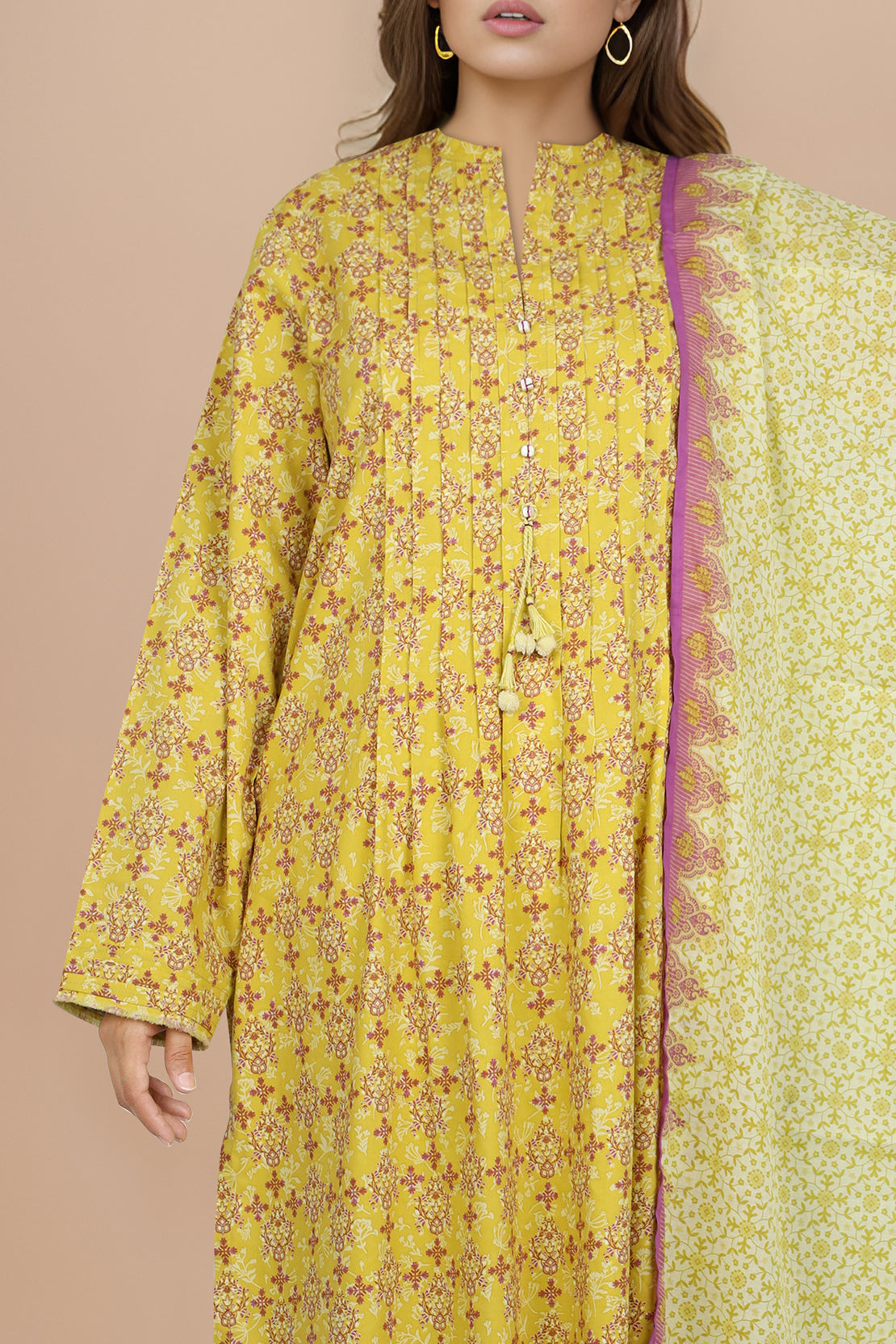 Unstitched Printed Lawn 2 Piece (Shirt/Trouser)