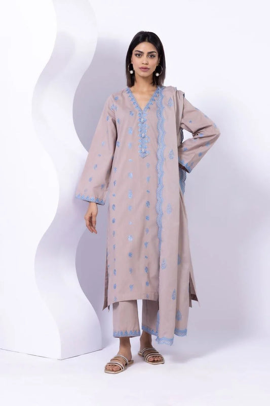 Embroidered | Crosshatch Poplin Kurta