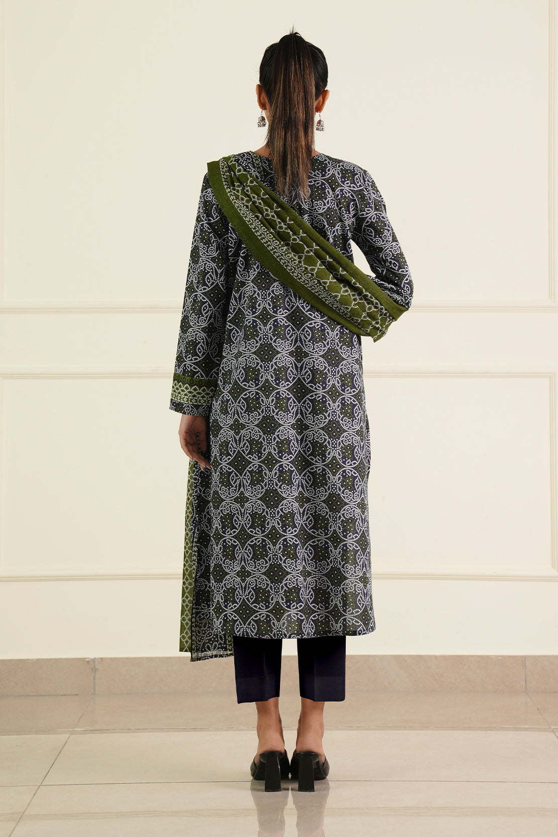 Unstitched Printed Lawn 3 Piece