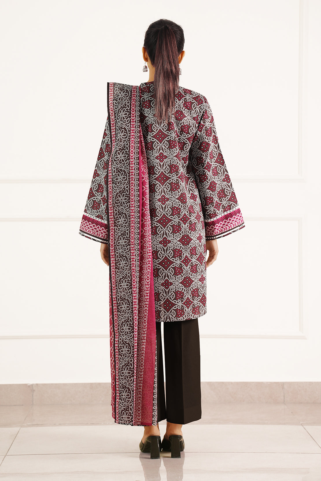 Unstitched Printed Lawn 3 Piece