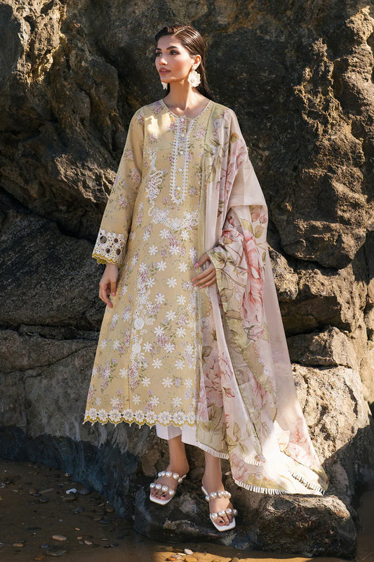 EMBROIDERED PRINTED LAWN SF-4110