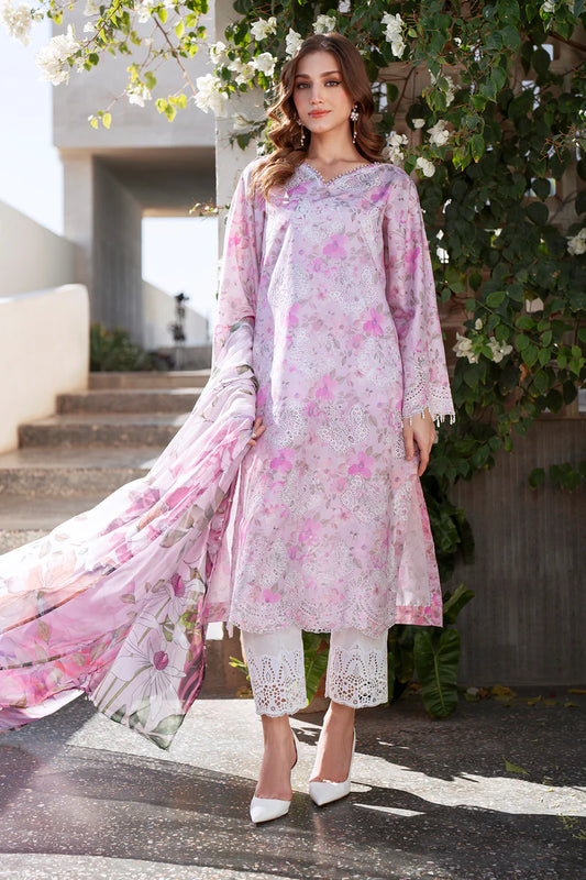 EMBROIDERED PRINTED LAWN SF-4067