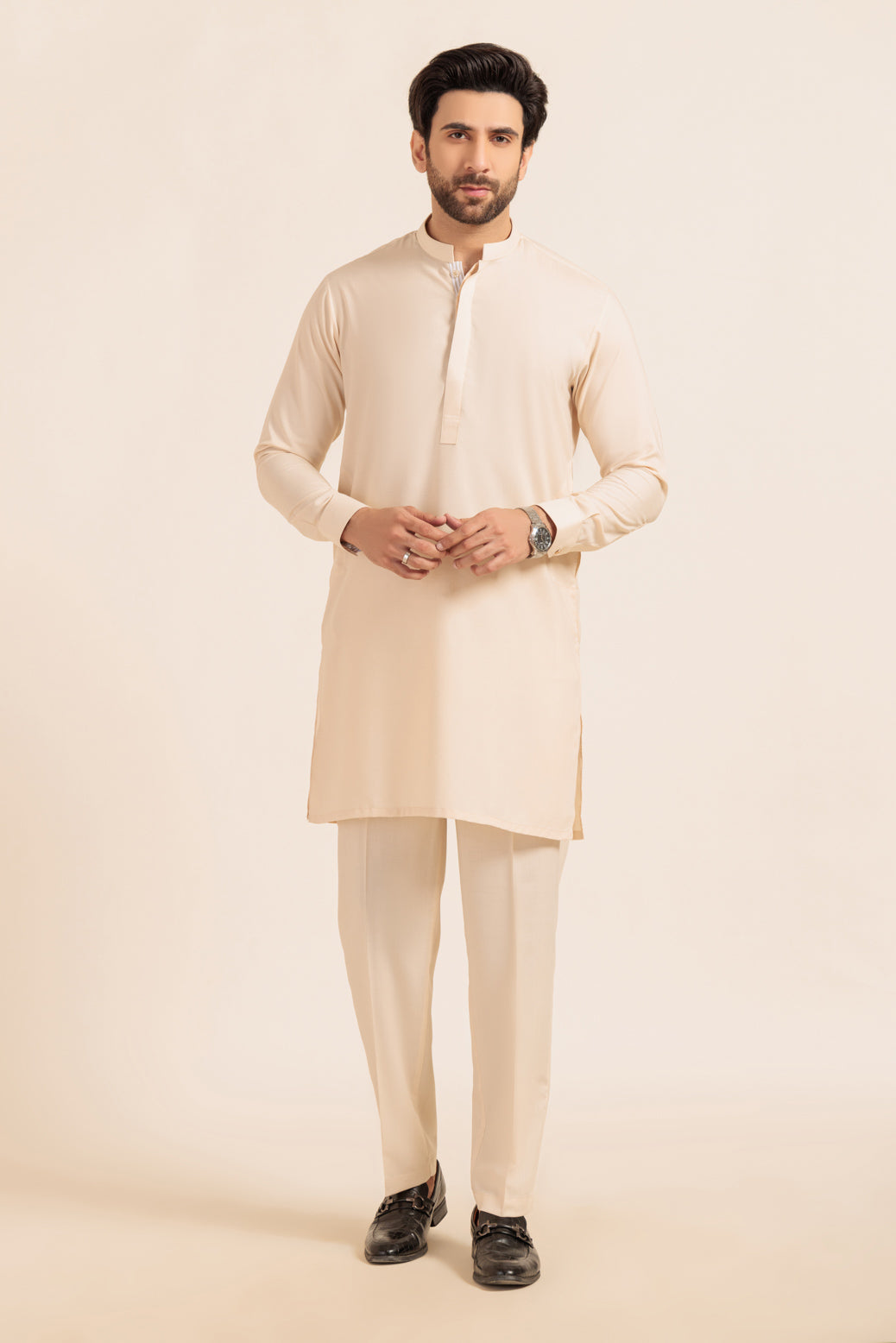 BUTTER-BLENDED-KURTA TROUSER - (KSW24-015)