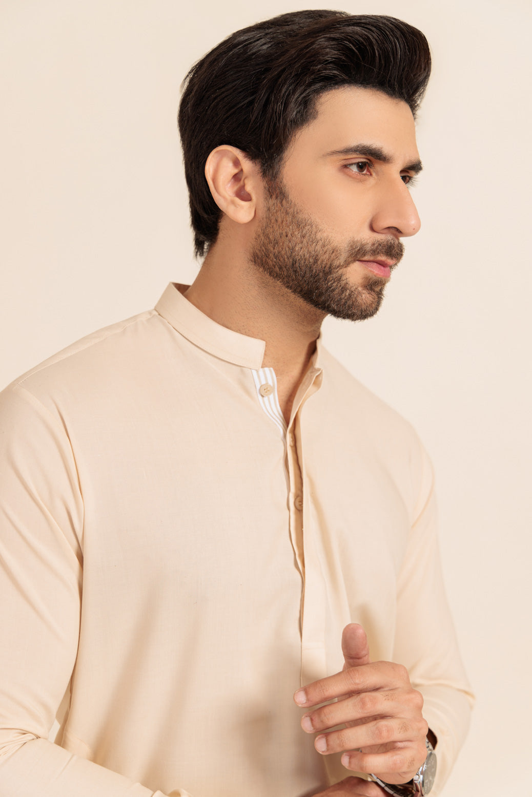 BUTTER-BLENDED-KURTA TROUSER - (KSW24-015)