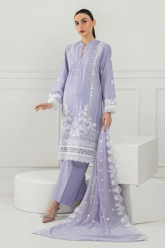 3PC Lawn Embroidered Suit IUSTKSD-562