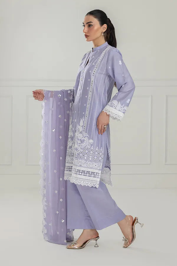 3PC Lawn Embroidered Suit IUSTKSD-562