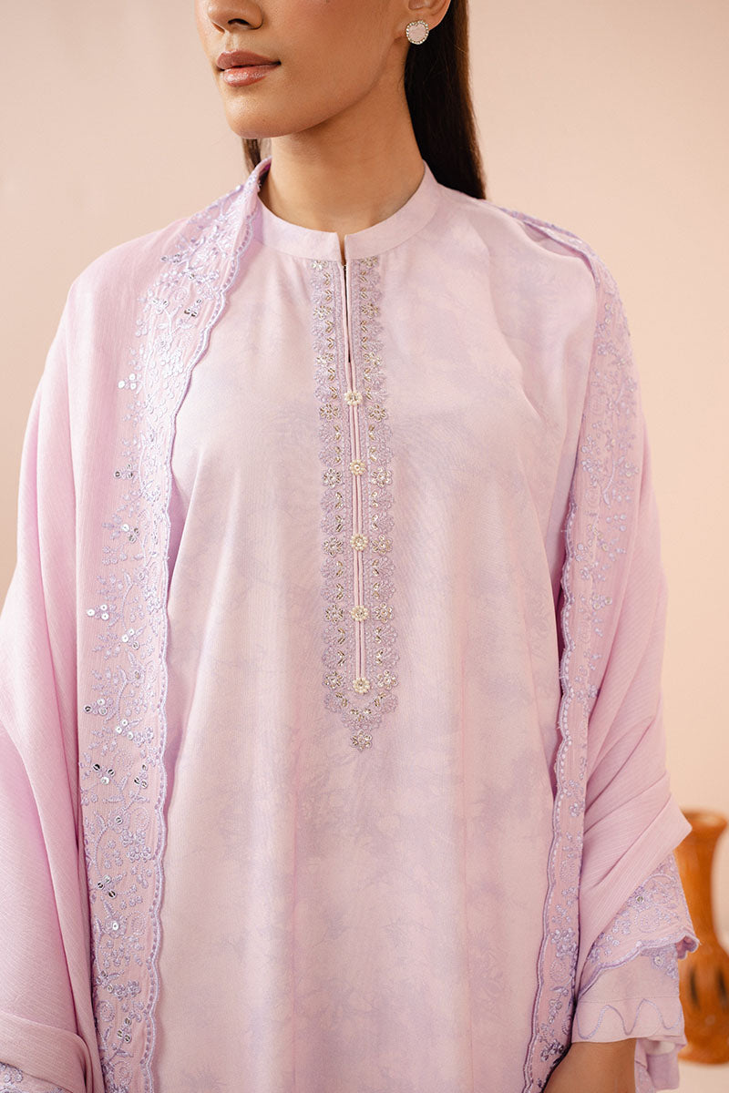 BLUSH CASCADE-2 PC (SHIRT & DUPATTA)