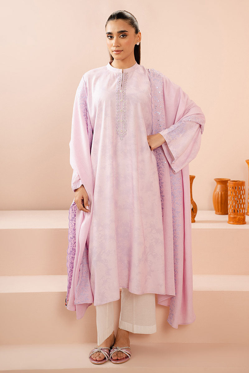 BLUSH CASCADE-2 PC (SHIRT & DUPATTA)