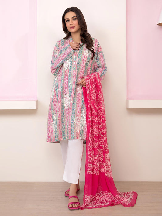 2 Piece Lawn Suit- Embroidered (Pret)