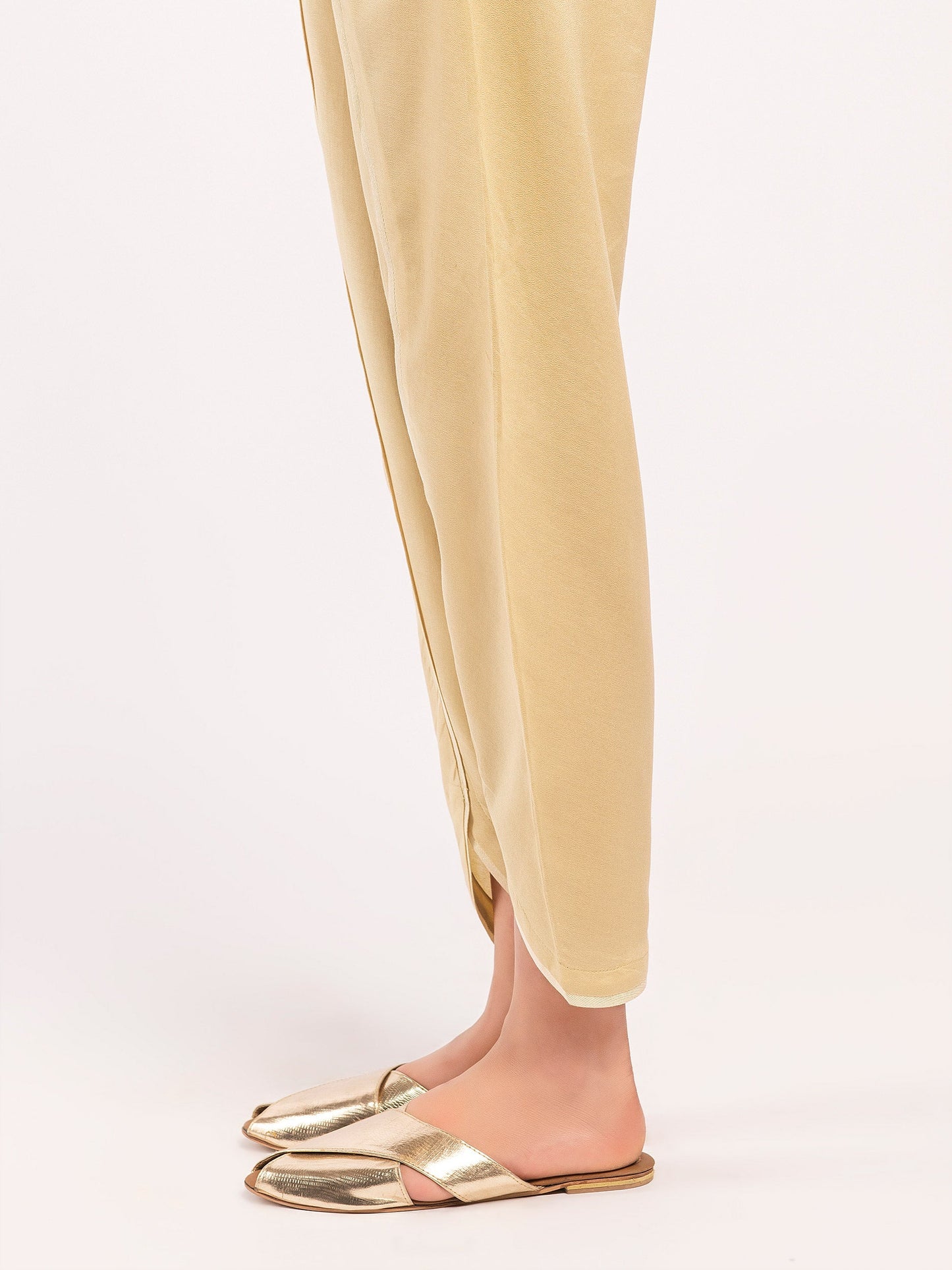 Laced Crepe Trousers