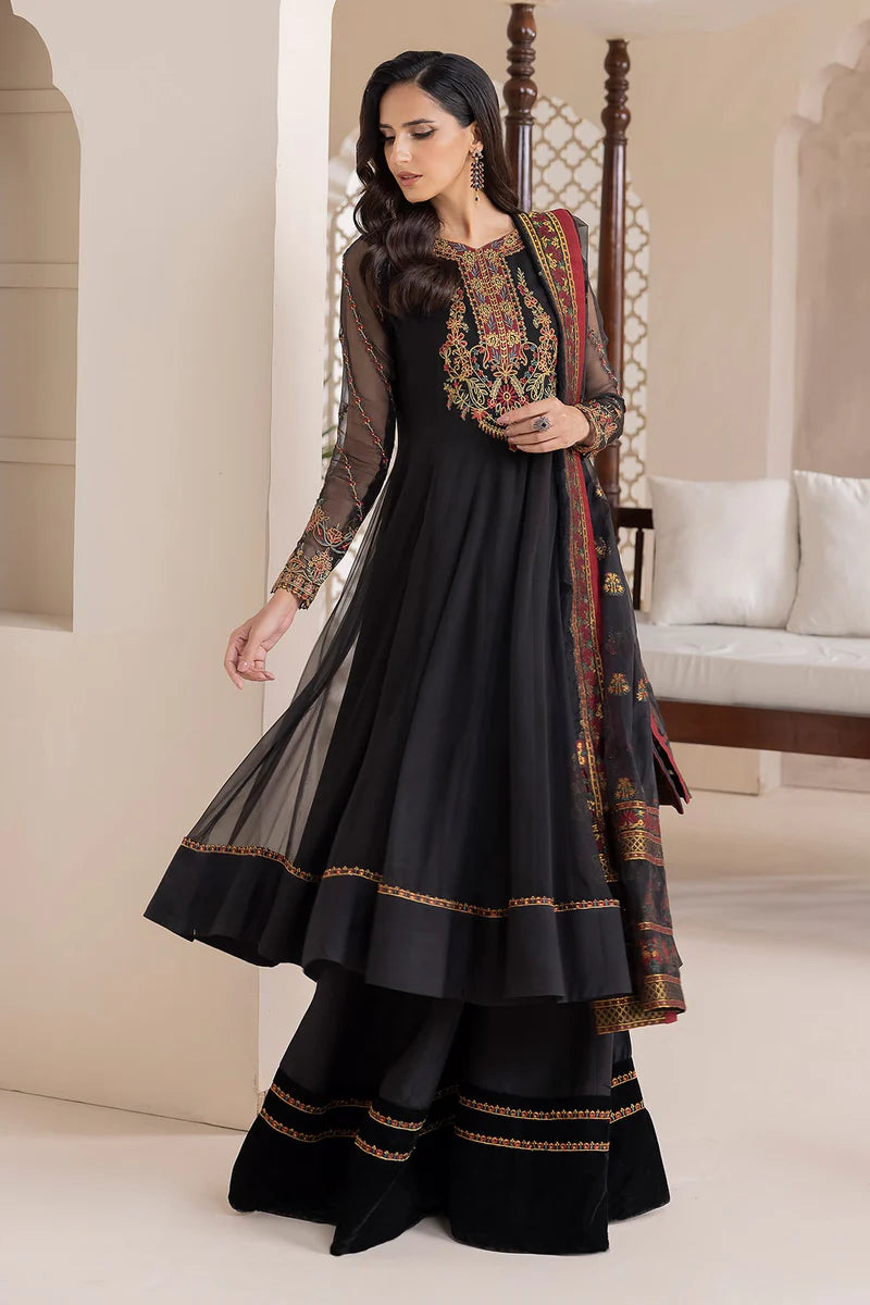 EMBROIDERED CHIFFON SF-417