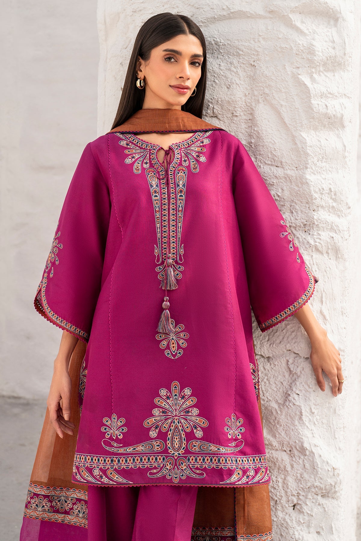 EMBROIDERED DOBBY LAWN USE-9114