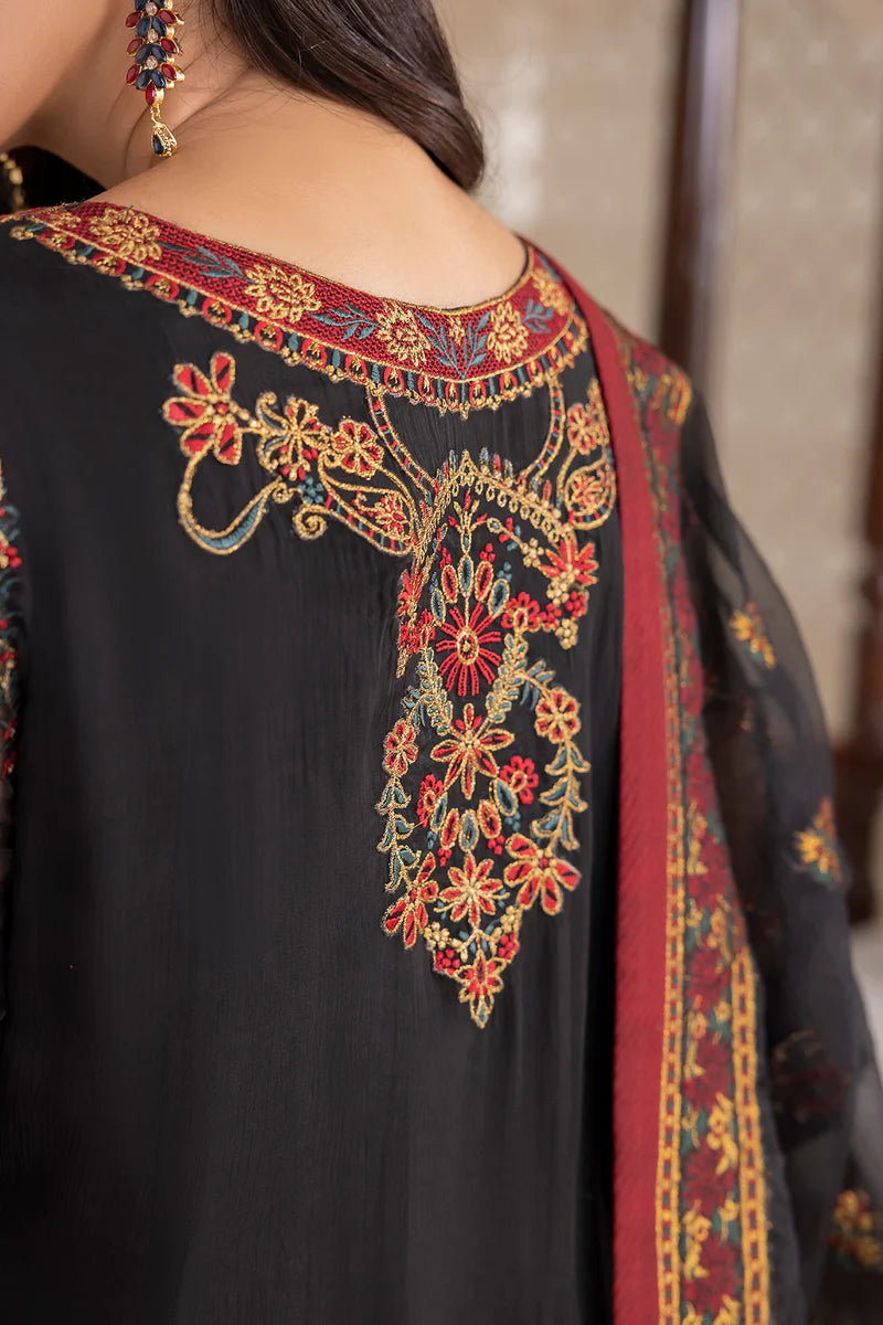 EMBROIDERED CHIFFON SF-417