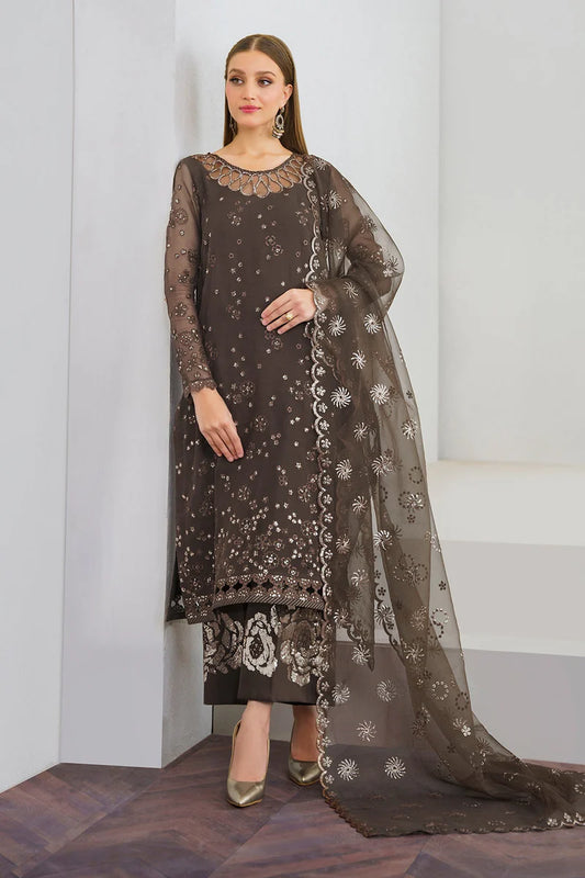 EMBROIDERED CHIFFON SF-524