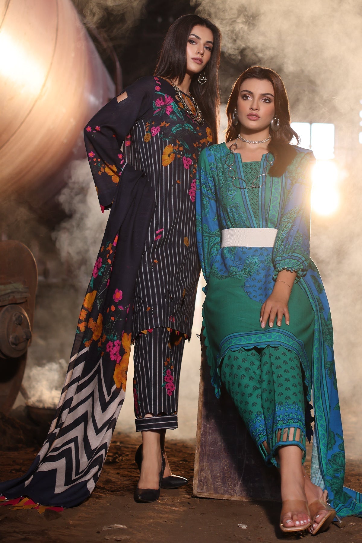 3-PC Printed Khaddar Shirt with Printed Khaddar Dupatta suit CPW4-03 P