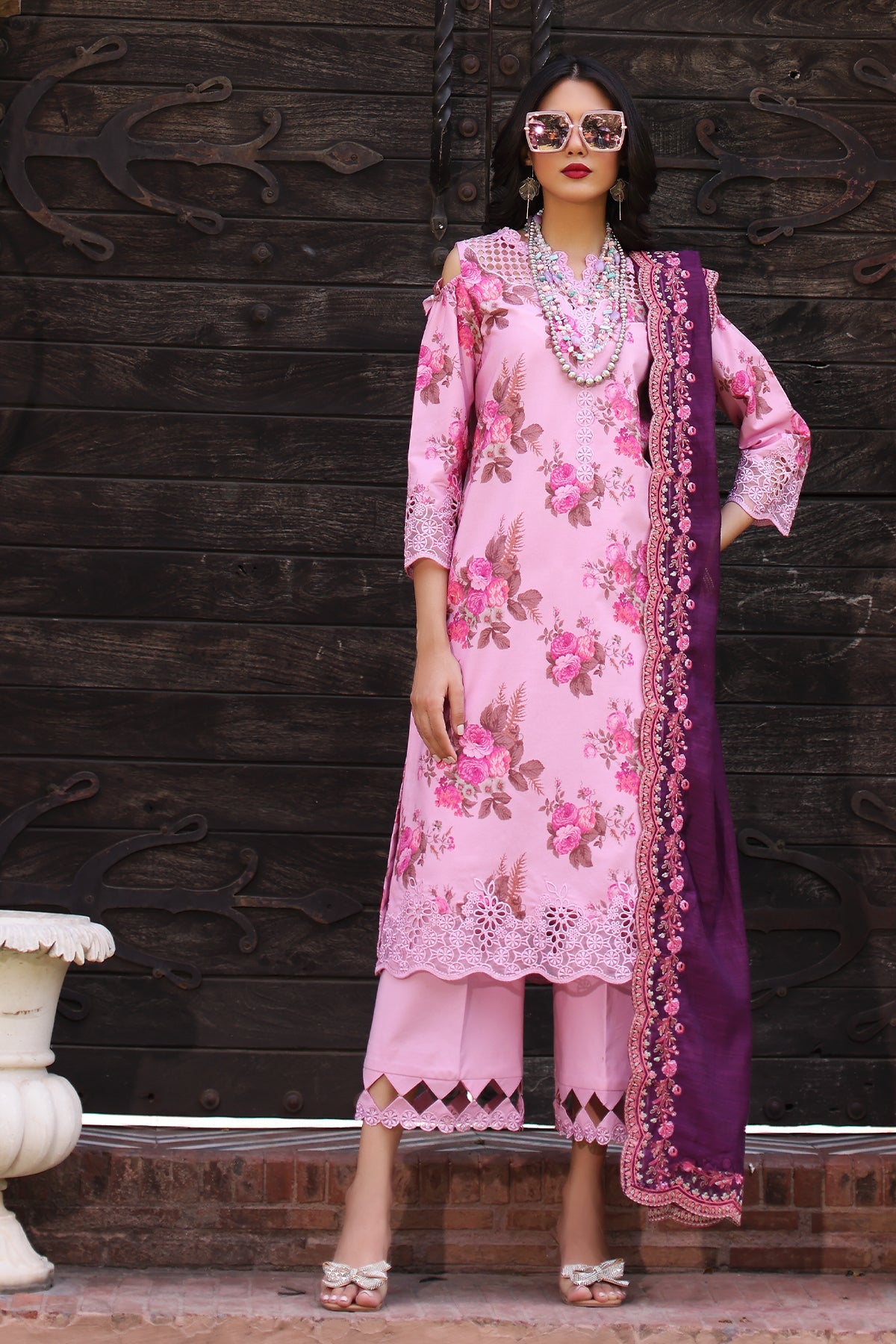 3-PC Unstitched Embroidered Lawn Collection CCS-4-28