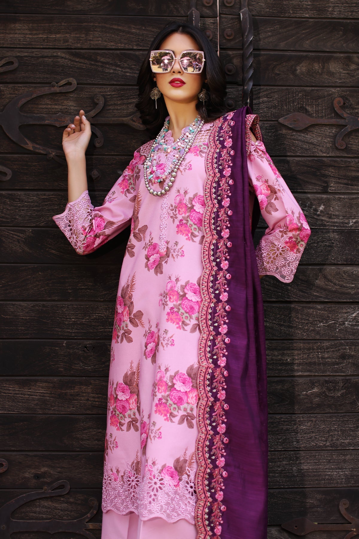 3-PC Unstitched Embroidered Lawn Collection CCS-4-28