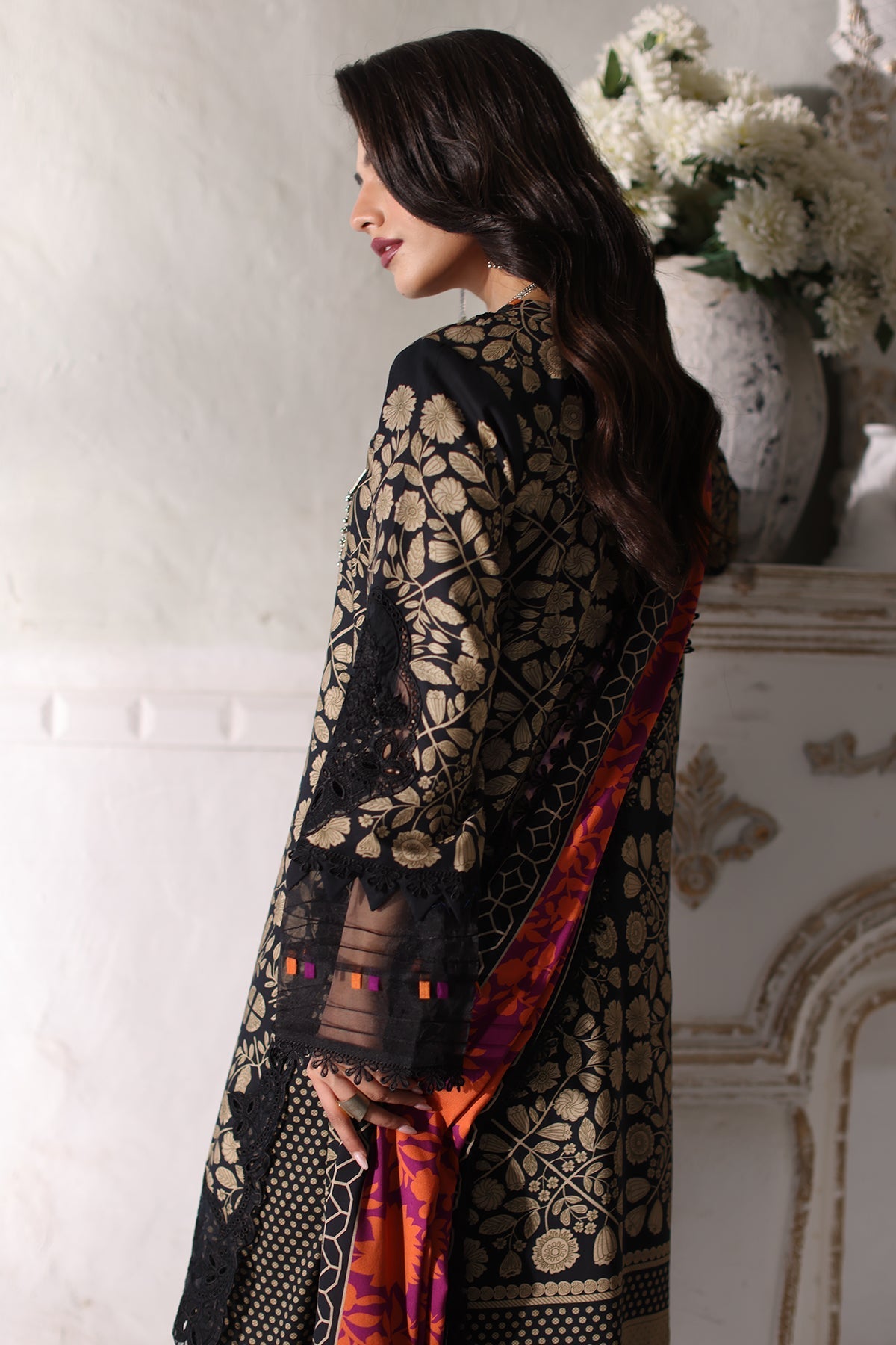 3-PC Embroidered Shawl Collection Suit CCW4-13 P