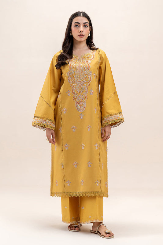 2 PIECE EMBROIDERED LAWN SUIT-DANDELION VERVE (UNSTITCHED)