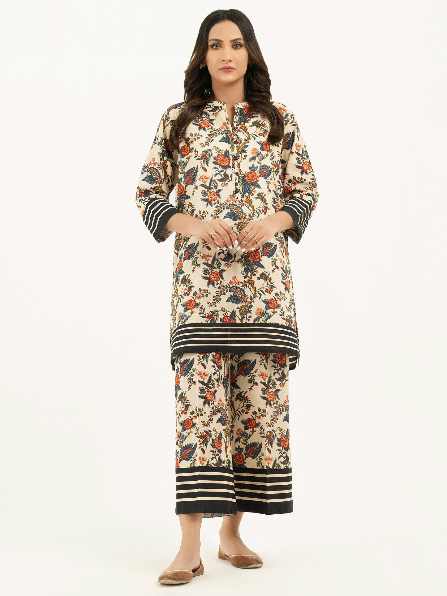 2 Piece Lawn Suit-Printed (Pret)