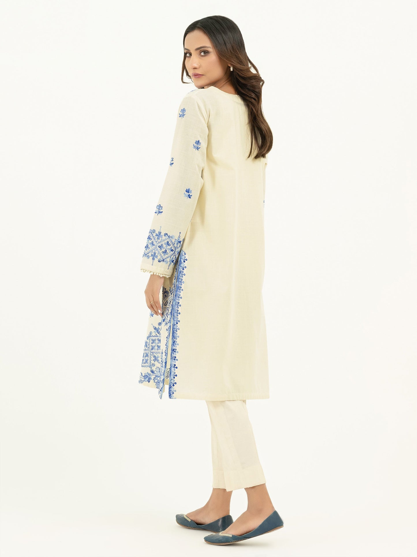 Lawn Shirt-Embroidered (Pret)