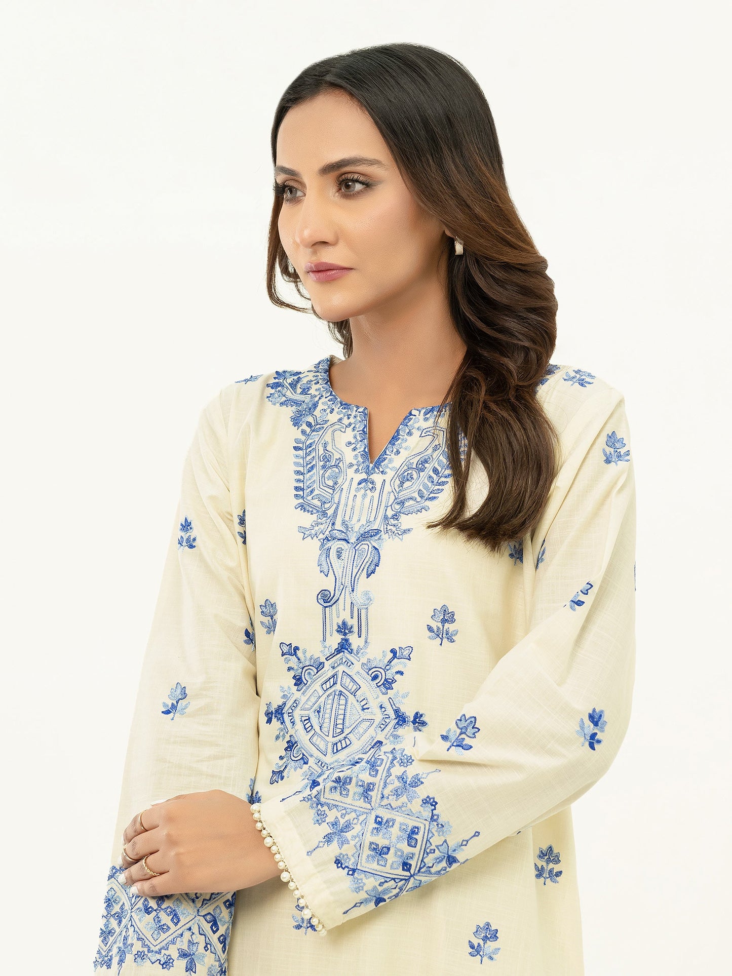 Lawn Shirt-Embroidered (Pret)