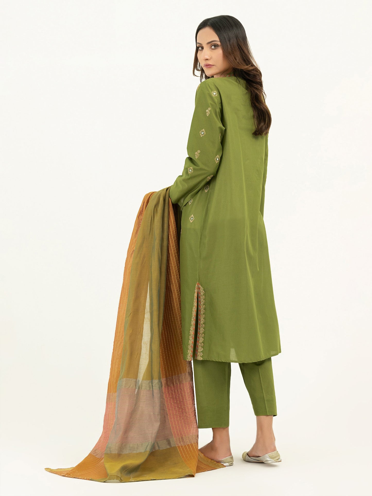 3 Piece Lawn Suit-Embroidered  (Pret)