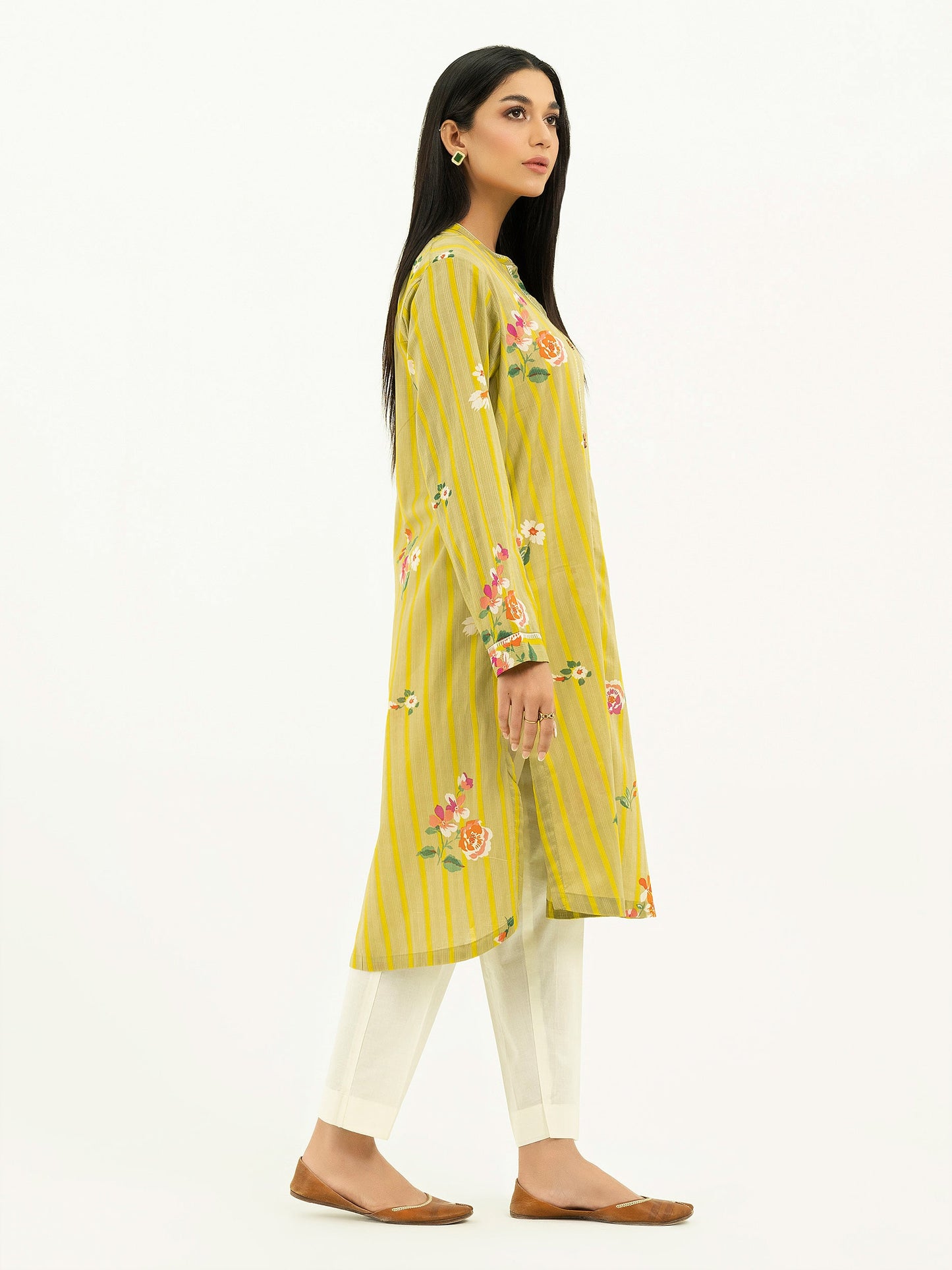 Texture Lawn Shirt-Printed (Pret)